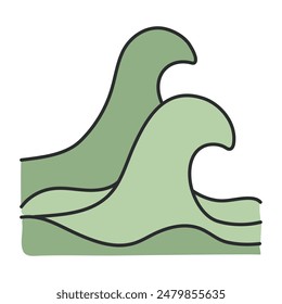 An icon design of shark

