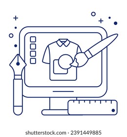 An icon design of shirt design 

