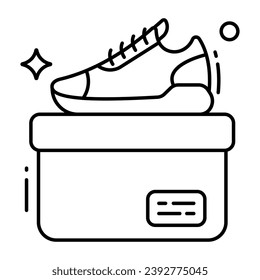 An icon design of shoe