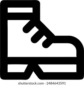 diseño del icono de un zapato 