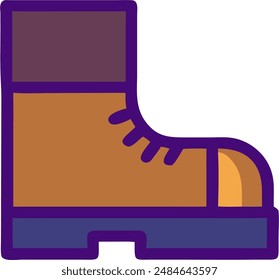 icon design of a shoes 