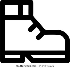 diseño del icono de un zapato 
