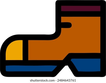 icon design of a shoes 