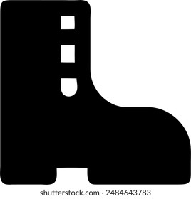 diseño del icono de un zapato 