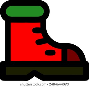 icon design of a shoes 