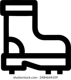 icon design of a shoes 