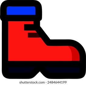 diseño del icono de un zapato 