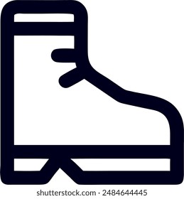 Icon-Design eines Schuhs 