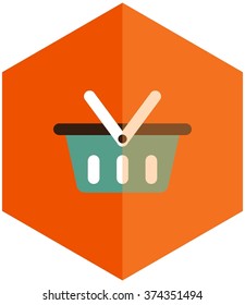 icon Design shopping basket for Web and Mobile