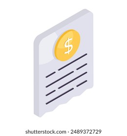 Un diseño de icono de la cuenta de compras