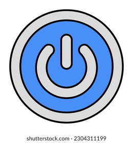 Ein Symbol für das Herunterfahren 