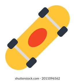 Un diseño de icono del skateboard