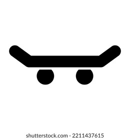 Un diseño de icono del skateboard