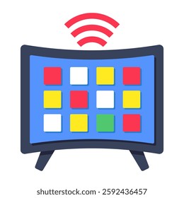 An icon design of smart lcd