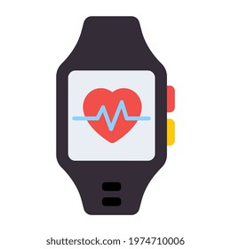 An icon design of smartwatch 