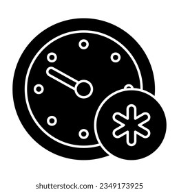 An icon design of snow speed 