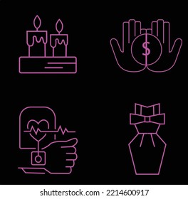 Icon design Social networking concept