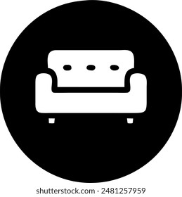 icon design of sofa, interior 