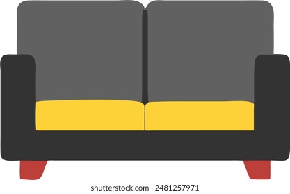 icon design of sofa, interior 