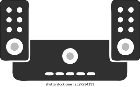 Symboldesign des Soundsystems 