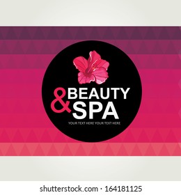 Icon design, spa and beauty. 
