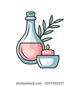 Icon design spa oil. Vector design