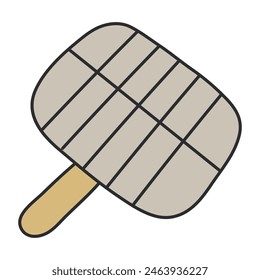 An icon design of square ice cream

