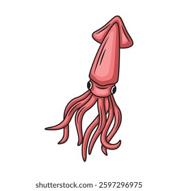 Icon design squid. Vector design