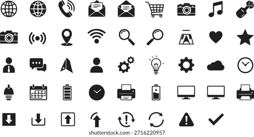 icon design suitable for mobile apps, websites, user interface, and digital platforms. Clean vector icon with simple shapes, modern style, and editable elements, ideal for business, technology, and social media projects