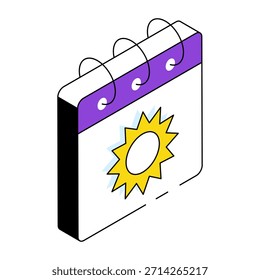 Un diseño de icono de horario de verano 
