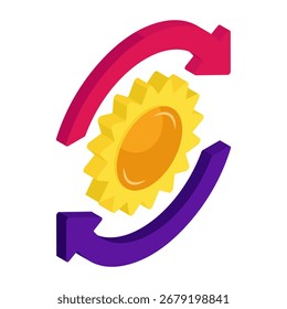 Un diseño de icono de la luz solar