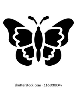 
Icon design of swallowtail butterfly
