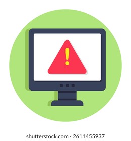 An icon design of system error