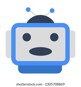 An icon design of talk bot