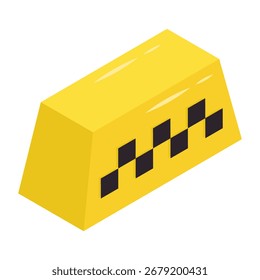 An icon design of taximeter