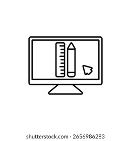 Icon a design thinking, isolated against a clean background.
