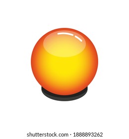 diseño de iconos con forma de bola transparente