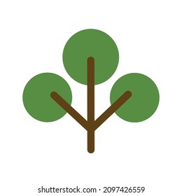 diseño de icono, ilustración de forma de árbol