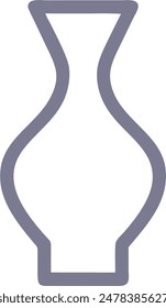 Icon design of a vase