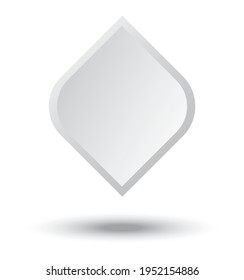 icon for design vector abstract with shadow