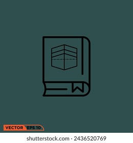icon design vector graphic of template, sign and symbol, line style 