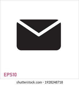 Icon design vector for mail, good for solid icon