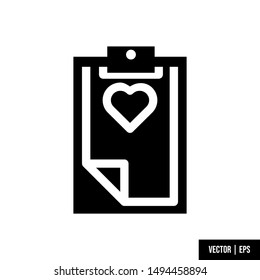 Icon design vector medical record