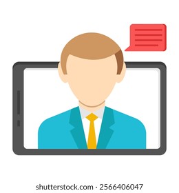 An icon design of video call