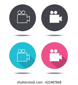 icon design Video camera