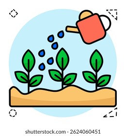 Um design de ícone de aspersão de água