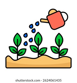 Um design de ícone de aspersão de água