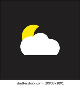 ICON DESIGN FOR WEATHER AT NIGHT