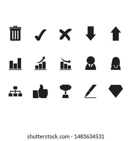 Icon design for web, mobile.