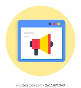 An icon design of web Promotion
